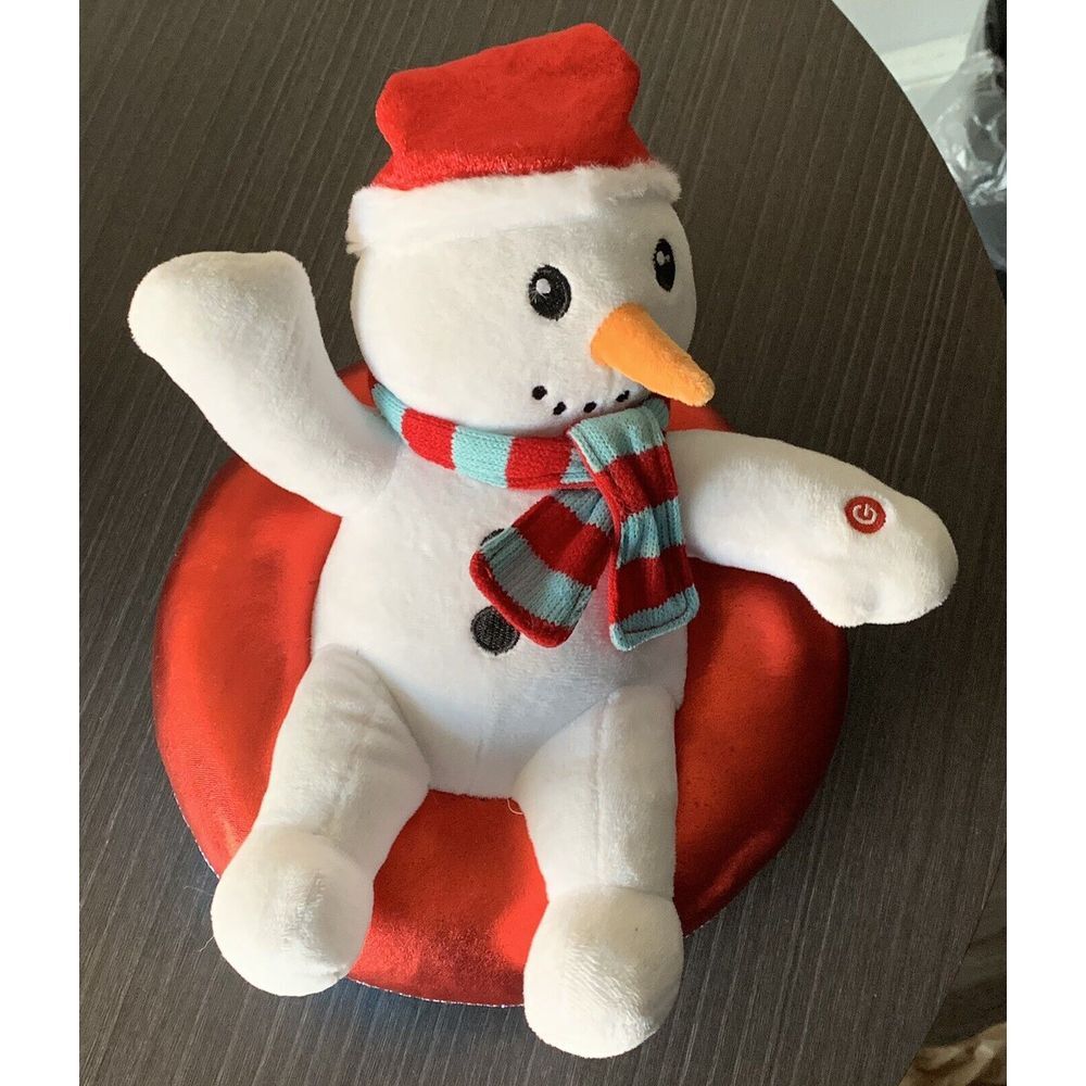 Gemmy‎ Animated Snowman on Tube with sound, Spins, Jingle Bells Tested